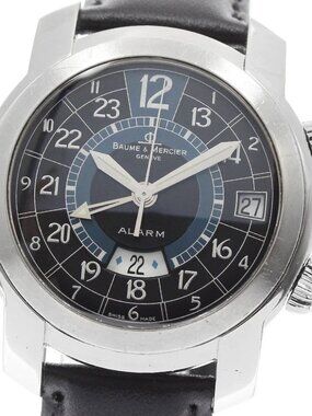 Baume & Mercier Cape Land 65322 Alarm GMT black Dial Automatic Men's_960301